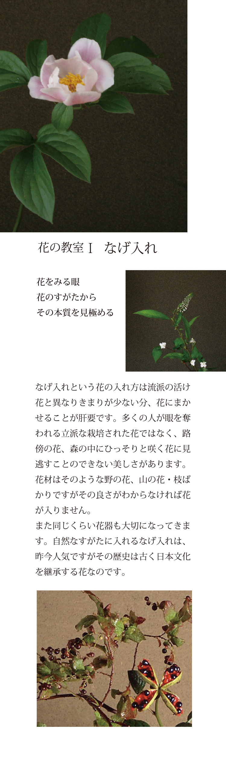 鐘巻 花の教室 古美術 東京 かねまき 金巻